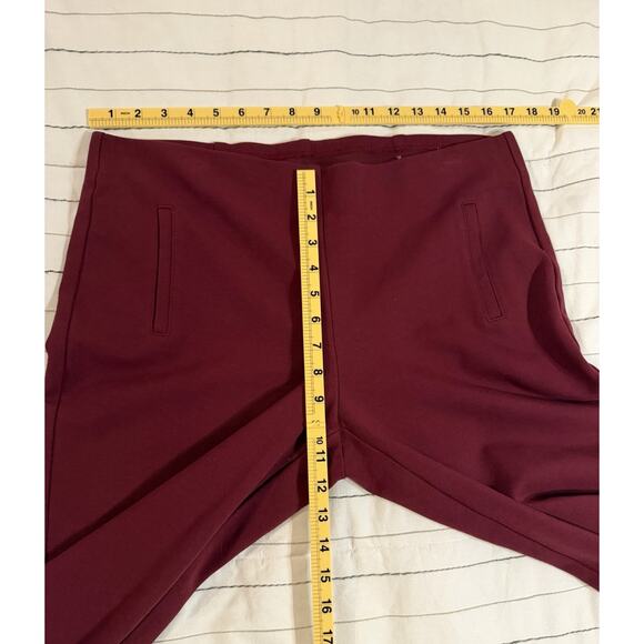 Chicos | Women’s Juliet Ankle Pants So Slimming Burgundy Stretch -Size 2.5 ( 14) - Picture 5 of 6